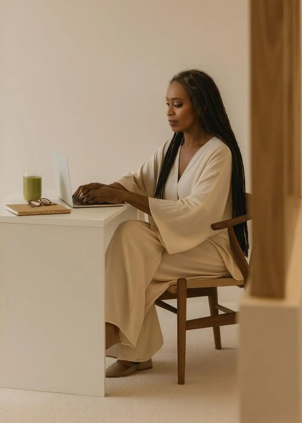 Peacefully working from home